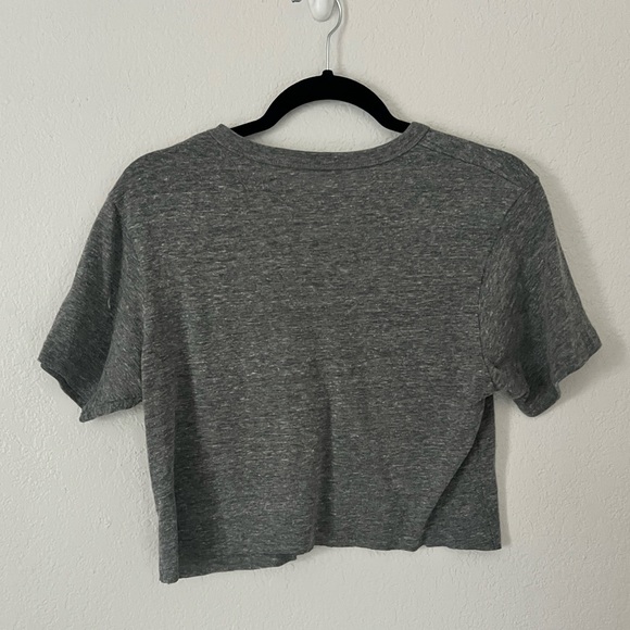 Grey Wake Forest Cropped Tee - Picture 2 of 2